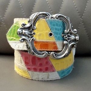 Kemestry Multi-color Patchwork Belt